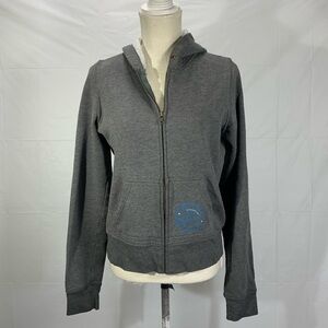 Pink Victoria’s Secret University of Pink Gray Full Zip Hoodie Size L